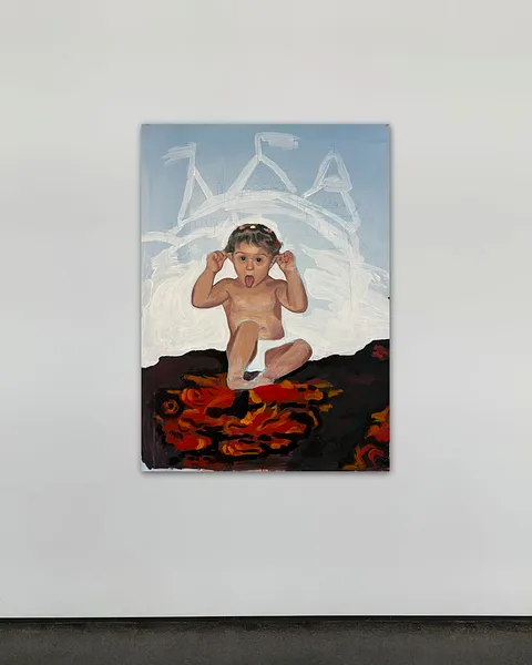 Image of Fruzia by Adriana Shportan, size: 81x110, made of oil on canvas, from London, priced at £900 Photo 2 of 3.