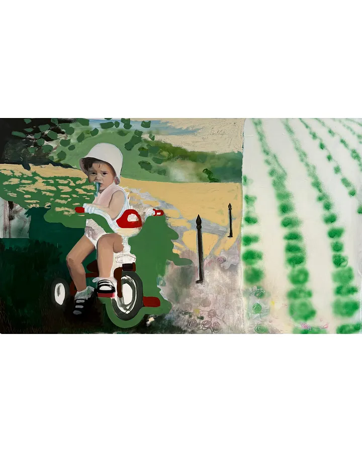 Image of Pechorna by Adriana Shportan, size: 100x162, made of oil, acrylic, spray on canvas, from London, priced at £2000