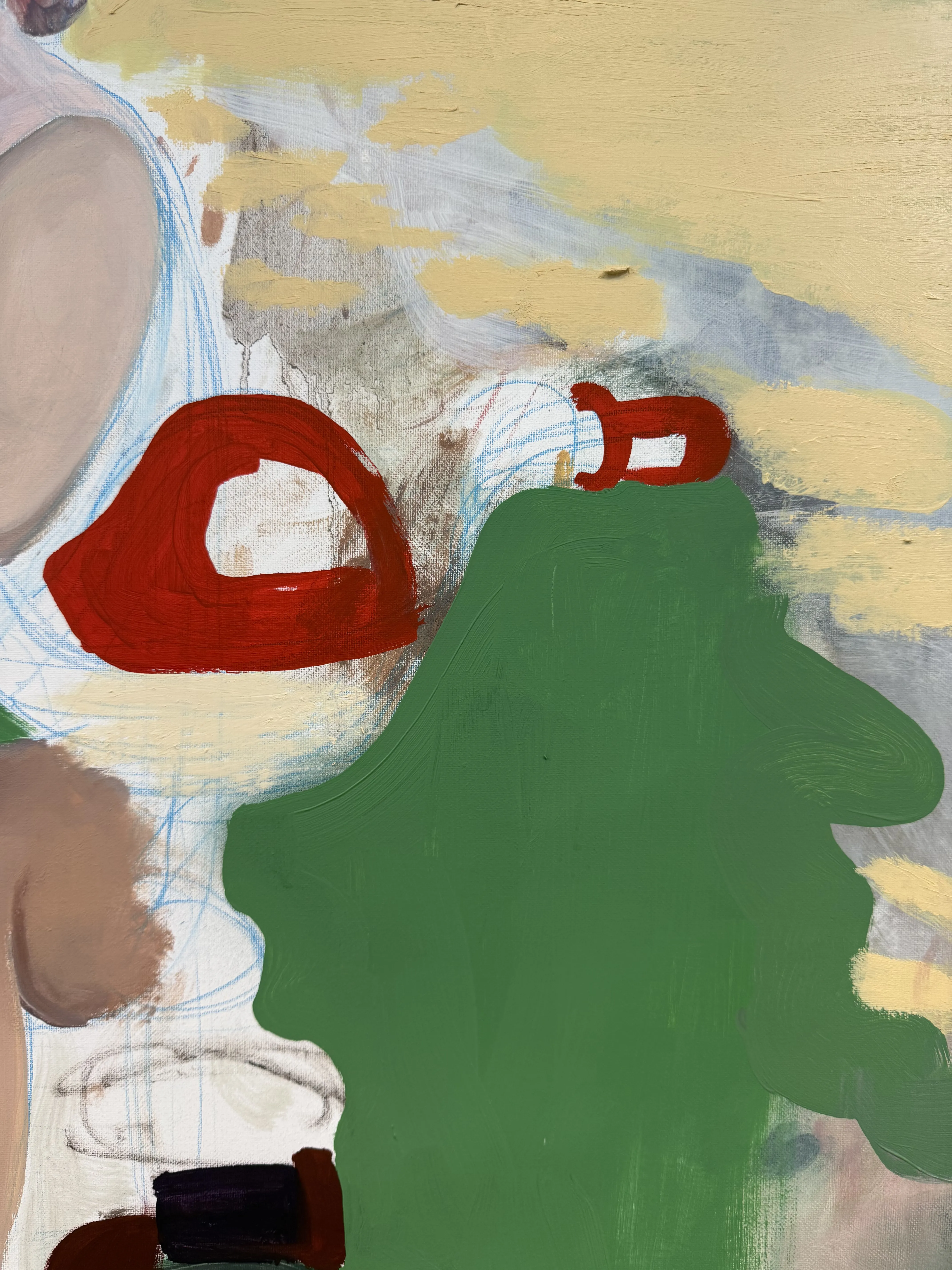 Image of Pechorna by Adriana Shportan, size: 100x162, made of oil, acrylic, spray on canvas, from London, priced at £2000 Photo 5 of 5.